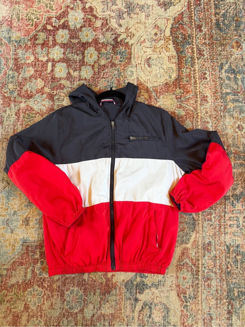 Brandy Melville John Galt Krissy Windbreaker with hood 100% cotton liner